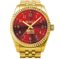 Gold & Red MAGA Watch